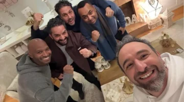 شيكابالا وهشام ماجد يحتفلون بصدارة الزمالك في الدوري المصري